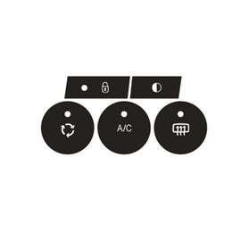 For Citroen C4L 2014-2018 Air Conditioning Door Lock Button Repair Sticker