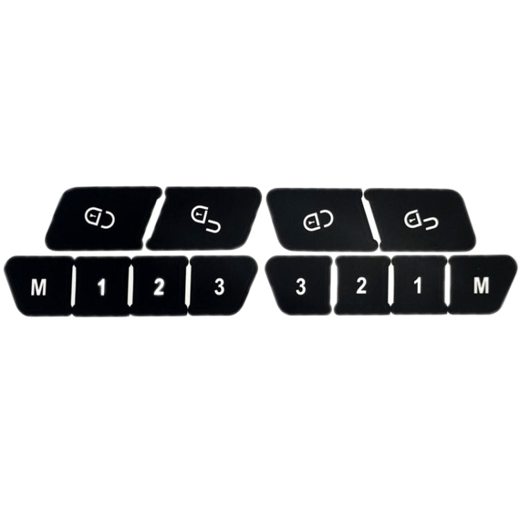 For Mercedes Benz W204/C300 2007-2014 Inner Door Switch Button Repair Sticker