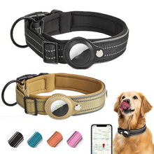 Load image into Gallery viewer, For AirTag 2nd Gen / AirTag 1st Gen Tracker Dog Collar Neoprene Lining Reflective Pet Collar, S, M, L, XL
