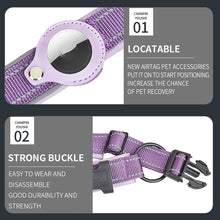 Load image into Gallery viewer, For AirTag 2nd Gen / AirTag 1st Gen Tracker Dog Collar Neoprene Lining Reflective Pet Collar, S, M, L, XL