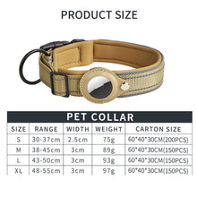 Load image into Gallery viewer, For AirTag 2nd Gen / AirTag 1st Gen Tracker Dog Collar Neoprene Lining Reflective Pet Collar, S, M, L, XL