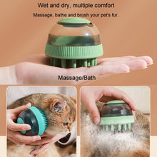 Load image into Gallery viewer, Pet Cleaning Supply Capsule Refillable Shower Gel Type Cats Dogs Bathing Massage Brush