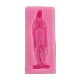 Virgin Mary Fondant Silicone Cake Molds DIY Chocolate Clay Mold Pastry Baking Tool