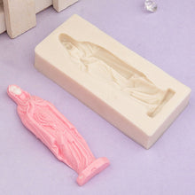 Load image into Gallery viewer, Virgin Mary Fondant Silicone Cake Molds DIY Chocolate Clay Mold Pastry Baking Tool