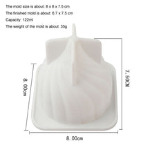 Load image into Gallery viewer, Swirl Mousse Cake Mold Chocolate Baking French Dessert Onion Shape Silicone Mold, GT-105 Single, GT-106 6 Cavity, GT-9 15 Cavity