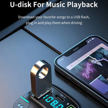 Load image into Gallery viewer, Car Bluetooth MP3 Player Ambient Light Charger, GZ03
