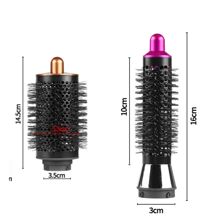 For Dyson Airwrap Curling Iron Accessories, 20mm  Cylinder Comb Rose Red, 20mm  Cylinder Comb Gold, 55mm  Cylinder Comb Gold, 55mm Cylinder Comb Silver, 55mm  Cylinder Comb Rose Red