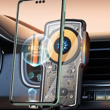 Load image into Gallery viewer, Car Magsafe Wireless Charger Transparent Induction 120W Fast Charging Universal Mobile Phone Bracket, Wireless Charger Mobile Phone Bracket