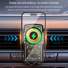 Load image into Gallery viewer, Car Magsafe Wireless Charger Transparent Induction 120W Fast Charging Universal Mobile Phone Bracket, Wireless Charger Mobile Phone Bracket
