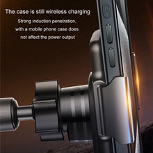Load image into Gallery viewer, Car Magsafe Wireless Charger Transparent Induction 120W Fast Charging Universal Mobile Phone Bracket, Wireless Charger Mobile Phone Bracket