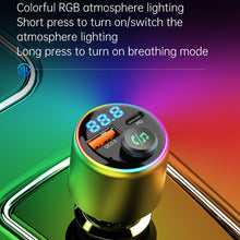 Load image into Gallery viewer, 48W Car Bluetooth MP3 Player with Fast Charging, BC89