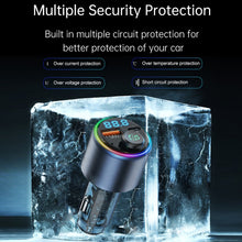 Load image into Gallery viewer, 48W Car Bluetooth MP3 Player with Fast Charging, BC89
