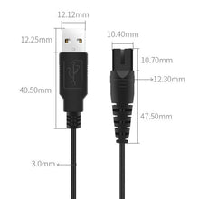 Load image into Gallery viewer, 1.25m For Shaver / Water Refill Device USB TTo 8-Figure Tail Charging Cable Power Cord
