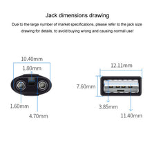 Load image into Gallery viewer, 1.25m For Shaver / Water Refill Device USB TTo 8-Figure Tail Charging Cable Power Cord