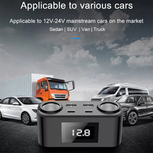 Load image into Gallery viewer, One To Four PD+QC Car Cigarette Lighter Multi-Port Mobile Phone Charger, Q5