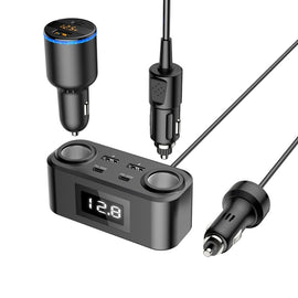 One To Four PD+QC Car Cigarette Lighter Multi-Port Mobile Phone Charger, Q5