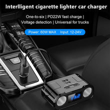 Load image into Gallery viewer, One to Four Car Charger Multifunctional Adapter Expansion Port, C2