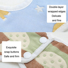 Load image into Gallery viewer, 2pcs Dual Sided Newborn Baby Petal Waterproof Bib Six Layers Gauze Cotton Plum Bib, Pork Pink, Pig Blue, Cedar Pink, Cloud Pink, Cloud blue, Alpaca Pink, Puppet Monkey, Giraffe, Mickey, Airplane, Crown, Classic Mushroom