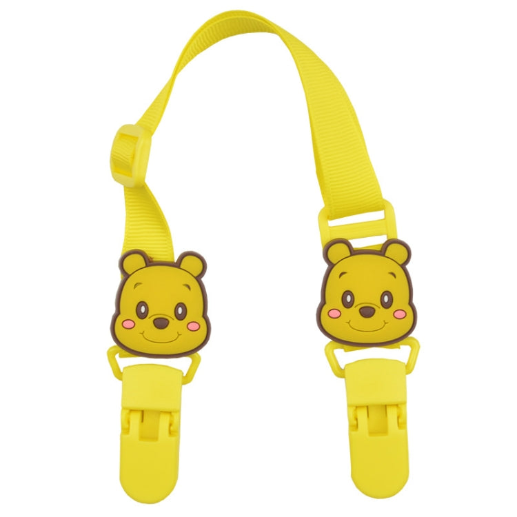 15-30cm Adjustable Baby Handkerchief Clip Infant Drool Towel Clip Cartoon Neck Tissue Clip