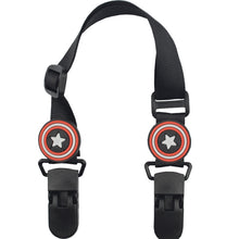 Load image into Gallery viewer, 15-30cm Adjustable Baby Handkerchief Clip Infant Drool Towel Clip Cartoon Neck Tissue Clip