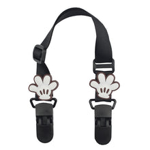 Load image into Gallery viewer, 15-30cm Adjustable Baby Handkerchief Clip Infant Drool Towel Clip Cartoon Neck Tissue Clip