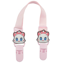 Load image into Gallery viewer, 15-30cm Adjustable Baby Handkerchief Clip Infant Drool Towel Clip Cartoon Neck Tissue Clip