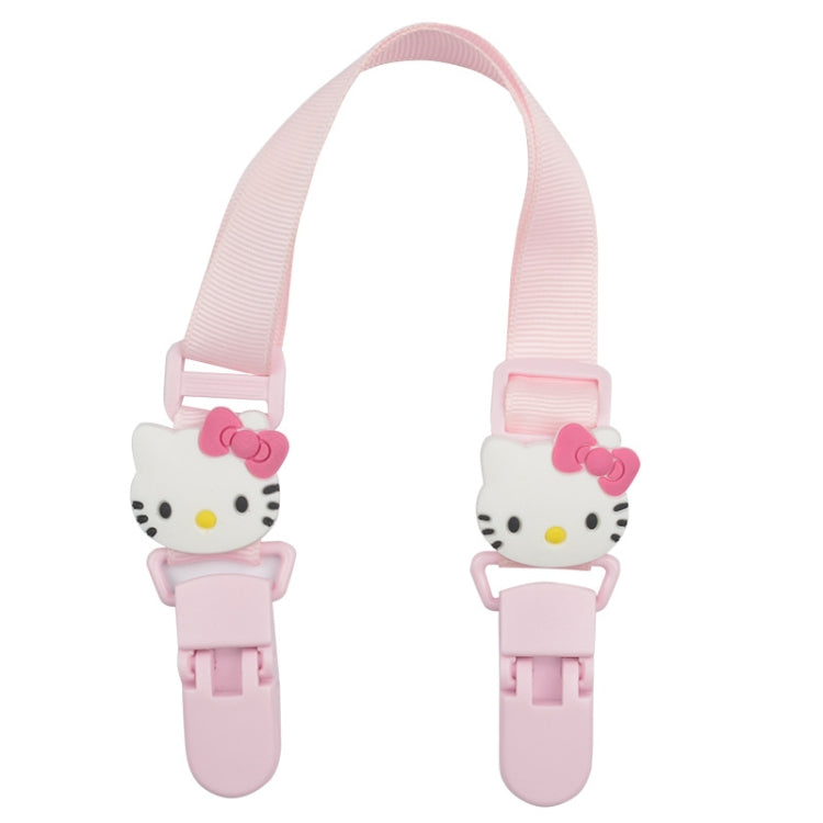 15-30cm Adjustable Baby Handkerchief Clip Infant Drool Towel Clip Cartoon Neck Tissue Clip