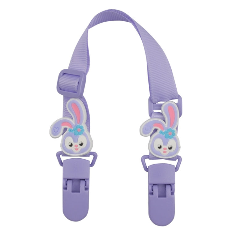 15-30cm Adjustable Baby Handkerchief Clip Infant Drool Towel Clip Cartoon Neck Tissue Clip