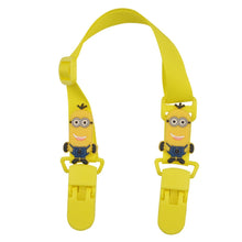 Load image into Gallery viewer, 15-30cm Adjustable Baby Handkerchief Clip Infant Drool Towel Clip Cartoon Neck Tissue Clip