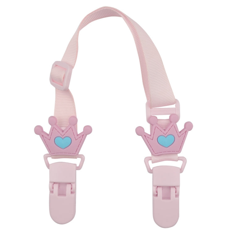 15-30cm Adjustable Baby Handkerchief Clip Infant Drool Towel Clip Cartoon Neck Tissue Clip