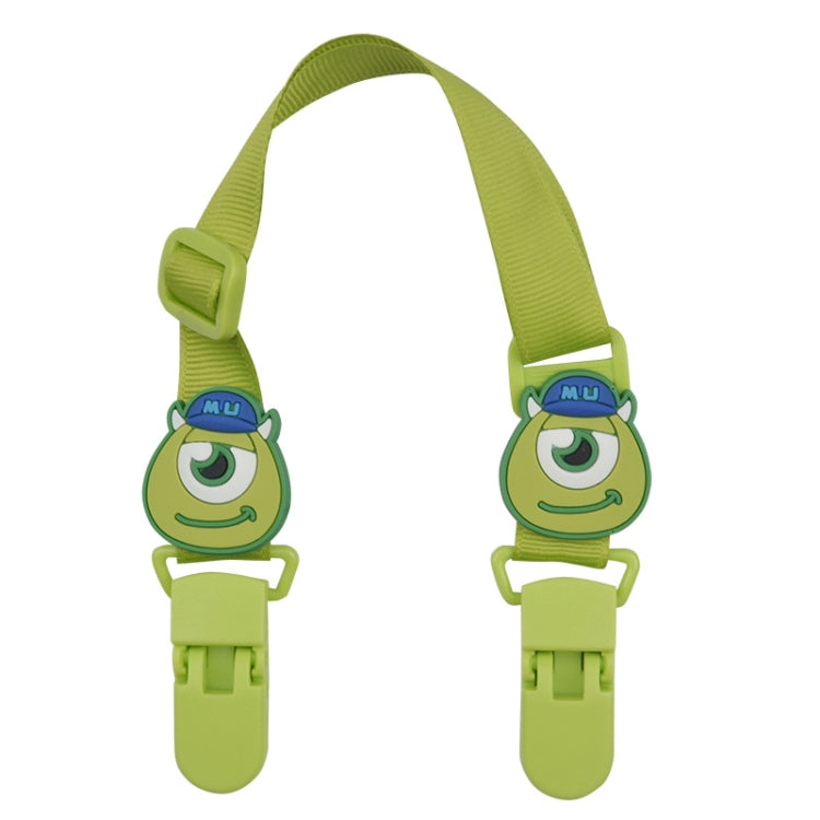 15-30cm Adjustable Baby Handkerchief Clip Infant Drool Towel Clip Cartoon Neck Tissue Clip