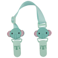 Load image into Gallery viewer, 15-30cm Adjustable Baby Handkerchief Clip Infant Drool Towel Clip Cartoon Neck Tissue Clip