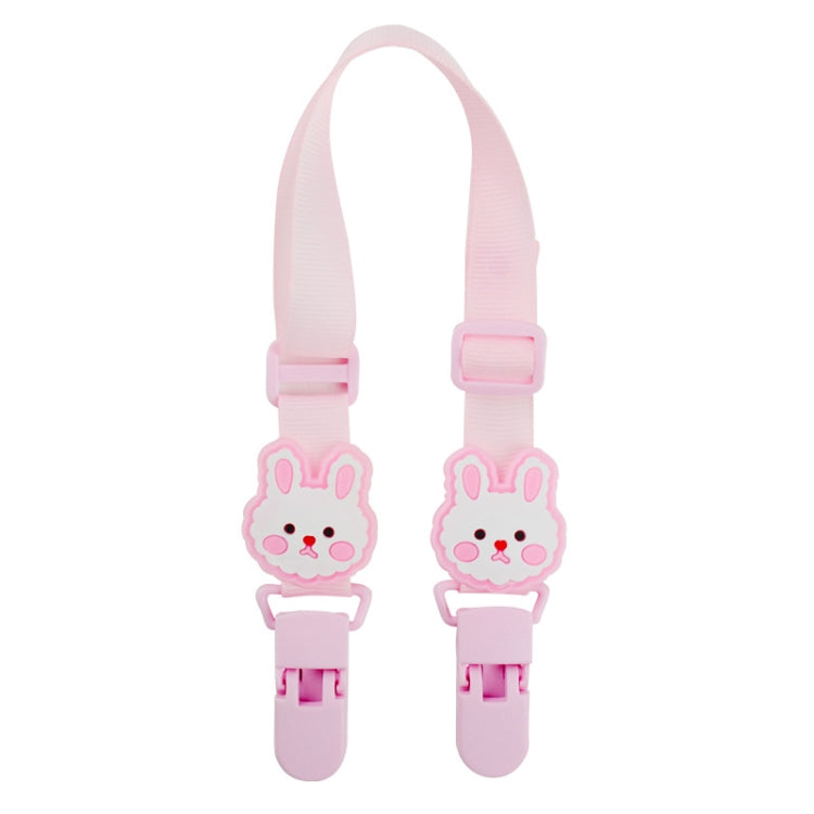 15-30cm Adjustable Baby Handkerchief Clip Infant Drool Towel Clip Cartoon Neck Tissue Clip