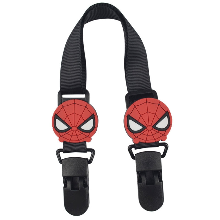 15-30cm Adjustable Baby Handkerchief Clip Infant Drool Towel Clip Cartoon Neck Tissue Clip