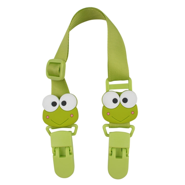 15-30cm Adjustable Baby Handkerchief Clip Infant Drool Towel Clip Cartoon Neck Tissue Clip