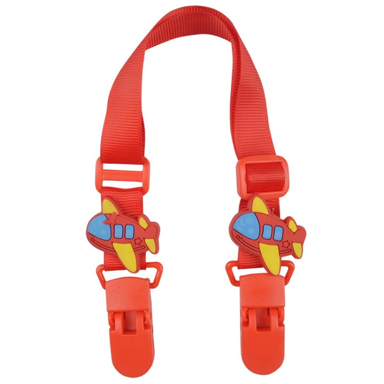 15-30cm Adjustable Baby Handkerchief Clip Infant Drool Towel Clip Cartoon Neck Tissue Clip