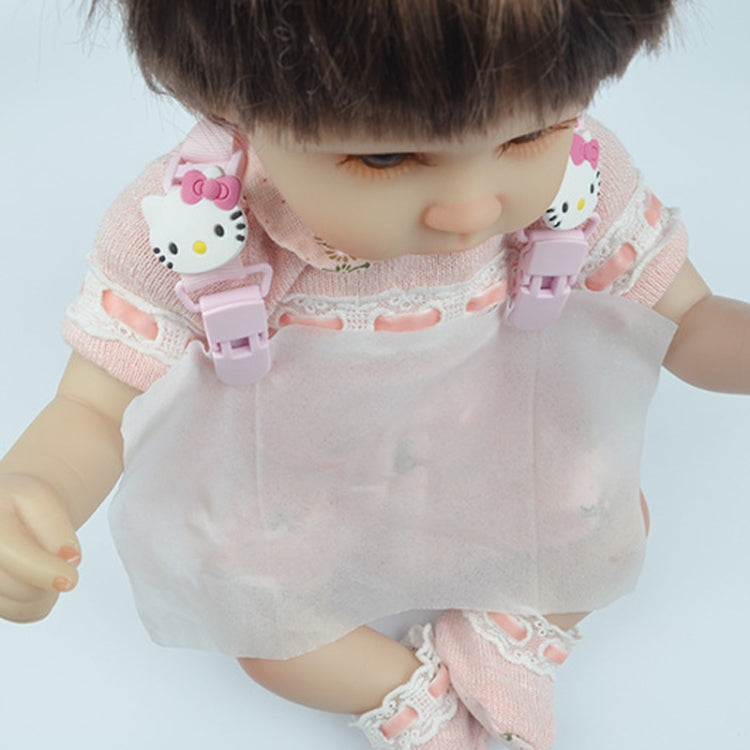 15-30cm Adjustable Baby Handkerchief Clip Infant Drool Towel Clip Cartoon Neck Tissue Clip