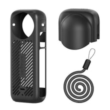 Load image into Gallery viewer, For Insta360 X4 AMagisn Silicone Protective Cover, Body Case + Lens Cover Black, Body Case + Lens Cover Gray, Body Case Black, Body Case Gray, Lens Cover Black, Lens Cover Gray