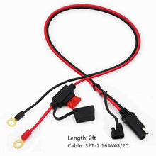 Load image into Gallery viewer, SAE To O-Type Ring Connector Quick Disconnect SAE Car Storage Battery Extension Cable