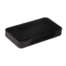 Car Multifunctional Dashboard Armrest Box Water Cup Storage Box, Large Brown, Small Black