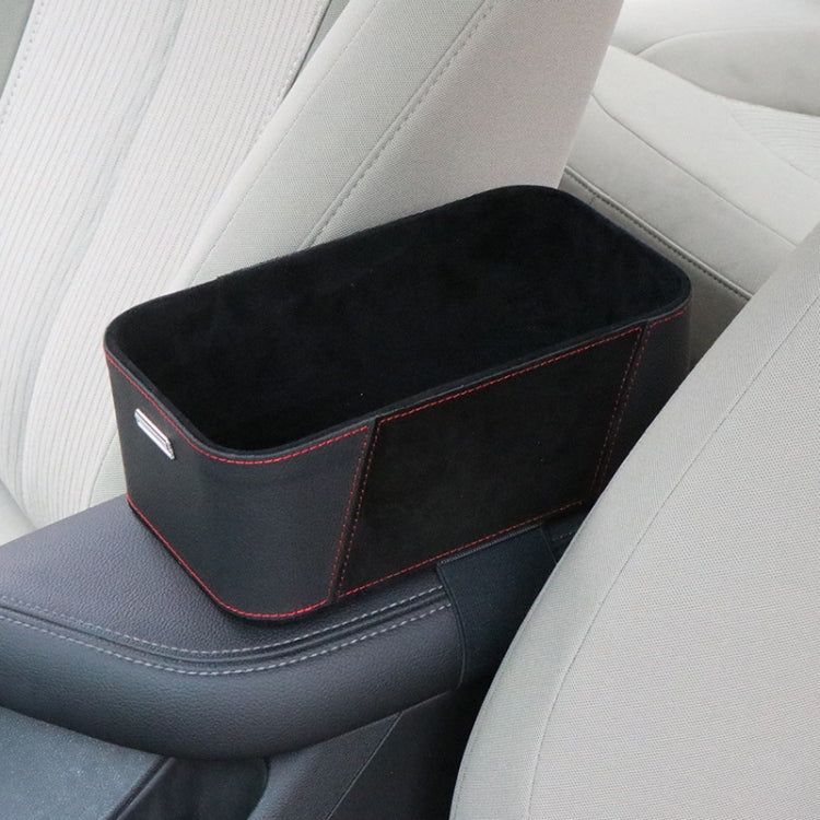 Car Multifunctional Dashboard Armrest Box Water Cup Storage Box, Large Black, Large Brown, Small Black, Small Brown