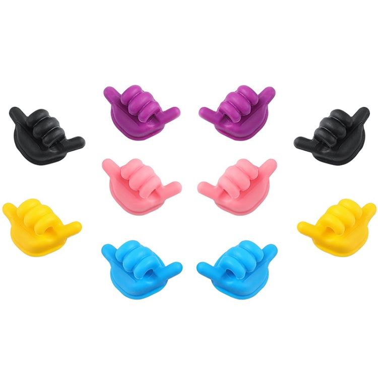Car Front Storage Hook Desk Organization, Random Color Delivery, 10pcs Small, 5pcs Large