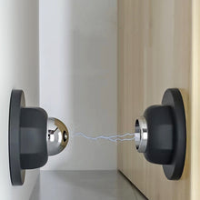 Load image into Gallery viewer, No Punching Silicone Household Strong Magnetic Silent Anti-collision Door Stopper, Transparent, Black, White