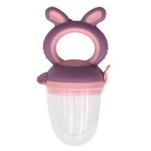Load image into Gallery viewer, Baby Pacifier Fruit And Vegetable Auxiliary Feeder Baby Bites Feeder Nipples, Large Blue, Medium Blue, Small Blue, Large Green, Medium Green, Small Green, Large Purple, Medium Purple, Small Purple