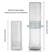 Load image into Gallery viewer, Transparent Plastic Travel Beard Brush Storage Tube