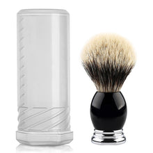 Load image into Gallery viewer, Transparent Plastic Travel Beard Brush Storage Tube