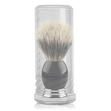 Load image into Gallery viewer, Transparent Plastic Travel Beard Brush Storage Tube