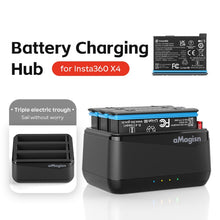 Load image into Gallery viewer, For Insta360 X4 AMagisn Battery Charger Charging Seat Camera Accessories, For Insta360 X4