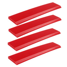 Load image into Gallery viewer, 4pcs Car Cleaning Glass Water Film Soft Rubber Scraper, Short Red, Long Red, Short  Orange, Long Orange