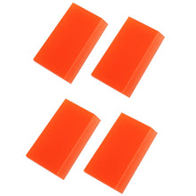 Load image into Gallery viewer, 4pcs Car Cleaning Glass Water Film Soft Rubber Scraper, Short Red, Long Red, Short  Orange, Long Orange